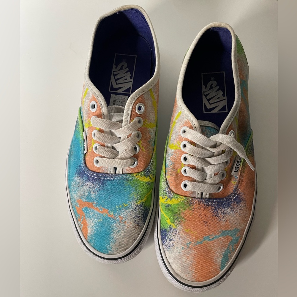 Colorful Vans Skate size 8